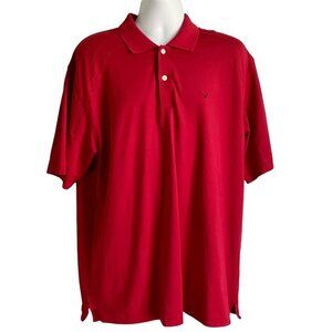 Callaway Short Sleeve Red Polo Shirt C-Tech Moisture Wicking Mens XL